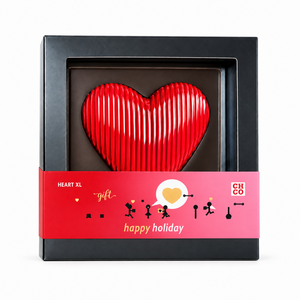  Сердце шоколадное Большое 250г в Кунгуре