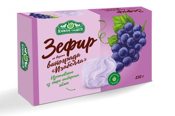№2 Зефир белевский "Изабелла" 250г  в Кунгуре
